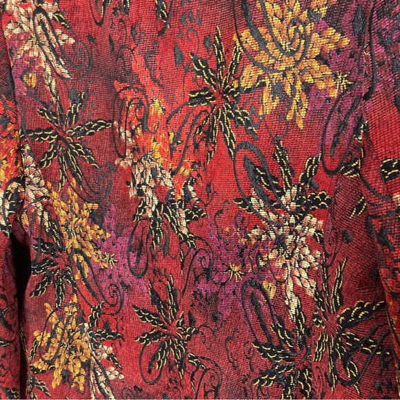 Harve Bernard textured blazer autumn colorful size 10 - Picture 5 of 11